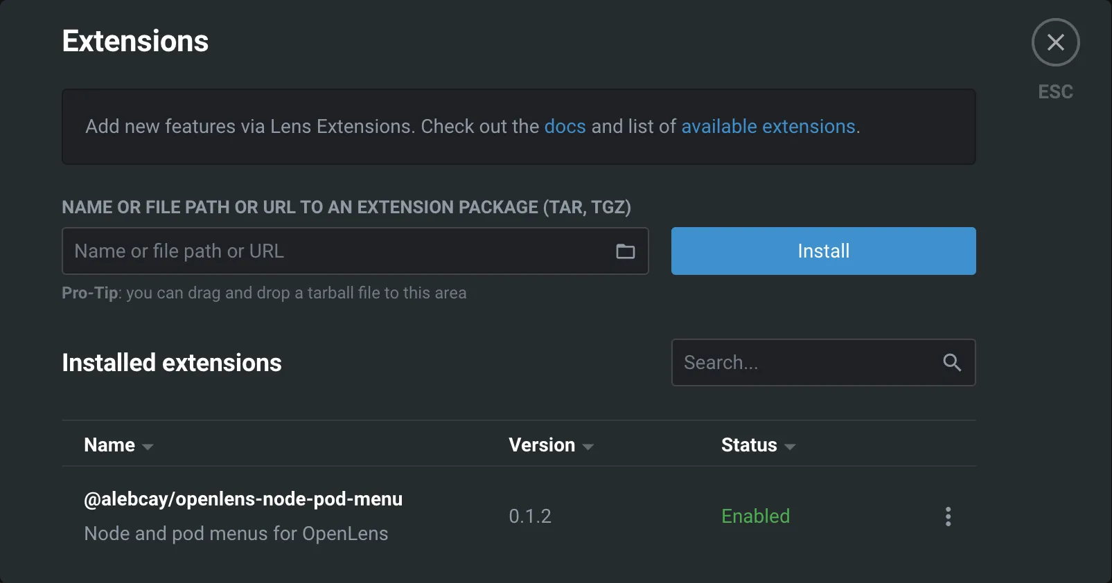 extension